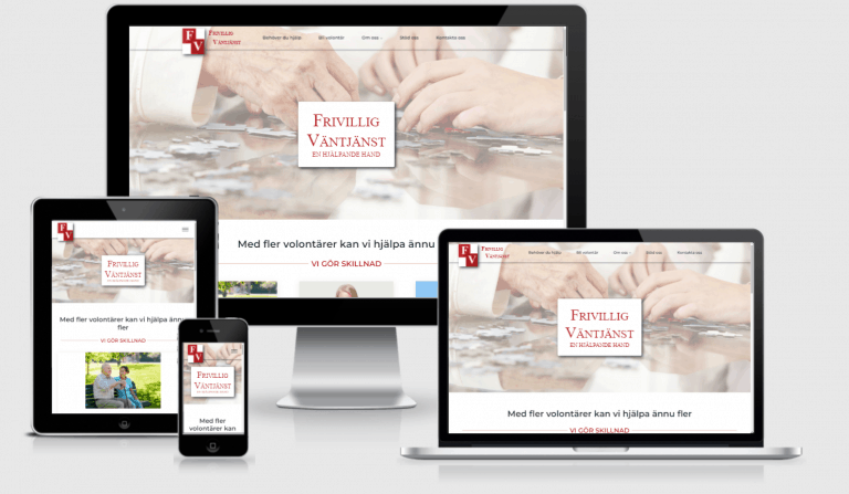 Ny webbplats till Frivillig Väntjänst i Stockholm